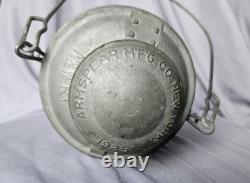 Antique Vintage Armspear Norfolk And Western Blue Globe Railroad Lantern