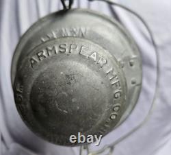 Antique Vintage Armspear Norfolk And Western Blue Globe Railroad Lantern