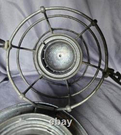 Antique Vintage Armspear Norfolk And Western Blue Globe Railroad Lantern