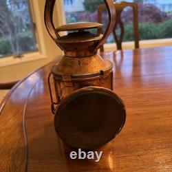 Antique / Vintage BRITISH RAIL Railway 3 Aspect Railway BR Lantern Lamp & Burner