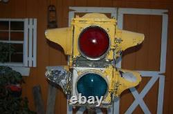 Antique Vintage Cast Aluminum 4-way Railroad/trolley Traffic Signal Light