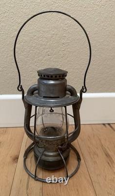 Antique Vintage P & R Ry Railroad Railway Train Lamp Lantern Dietz Vesta