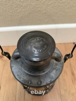 Antique Vintage P & R Ry Railroad Railway Train Lamp Lantern Dietz Vesta