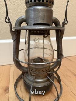 Antique Vintage P & R Ry Railroad Railway Train Lamp Lantern Dietz Vesta