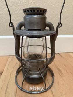 Antique Vintage P & R Ry Railroad Railway Train Lamp Lantern Dietz Vesta