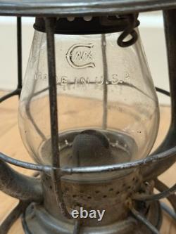 Antique Vintage P & R Ry Railroad Railway Train Lamp Lantern Dietz Vesta