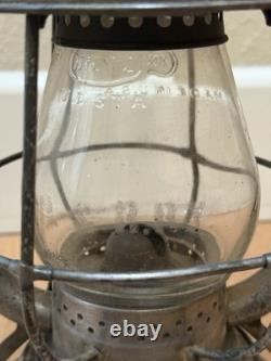 Antique Vintage P & R Ry Railroad Railway Train Lamp Lantern Dietz Vesta