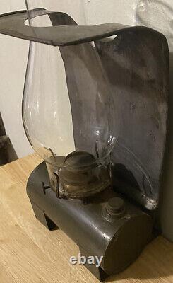 Antique Vintage Railroad Caboose Wall or Table Lantern oil light lamp