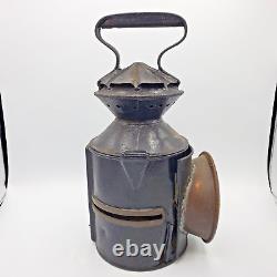 Antique Vintage Railroad Lantern Lamp P&W Maclellan Model Pinchbeck 5 London UK
