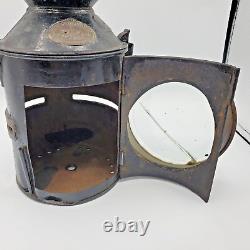 Antique Vintage Railroad Lantern Lamp P&W Maclellan Model Pinchbeck 5 London UK