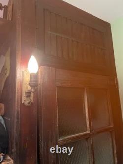 Antique Vintage Railroad Pullman Car Lamp / Light Fixtures Wall Sconce S