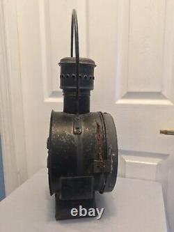 Antique Vintage Unger Railroad Train Engine Headlight Lantern (21.5 Tall)