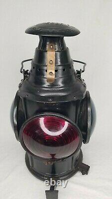 Antique Vintage WABASH Dressel Arlington NJ Railroad Switch Signal Light Lantern