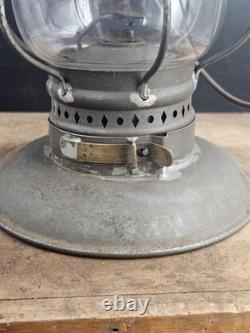 Antique WALDRON 1883 wick Trimmer Patent Lantern railroad Lamp Very Rare Model