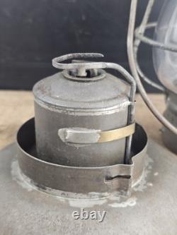 Antique WALDRON 1883 wick Trimmer Patent Lantern railroad Lamp Very Rare Model