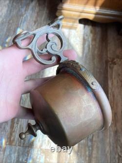 Antique WM PORTERS SONS NY Plume & Atwood Railway Caboose Oil Lamp Wall Mount