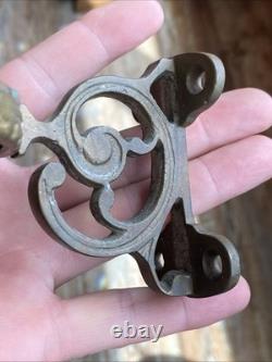 Antique WM PORTERS SONS NY Plume & Atwood Railway Caboose Oil Lamp Wall Mount