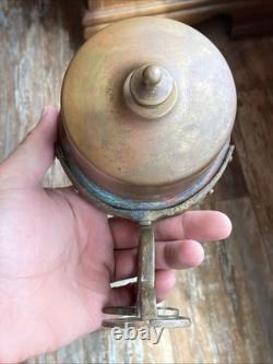 Antique WM PORTERS SONS NY Plume & Atwood Railway Caboose Oil Lamp Wall Mount