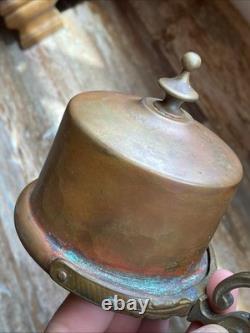 Antique WM PORTERS SONS NY Plume & Atwood Railway Caboose Oil Lamp Wall Mount