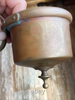 Antique WM PORTERS SONS NY Plume & Atwood Railway Caboose Oil Lamp Wall Mount