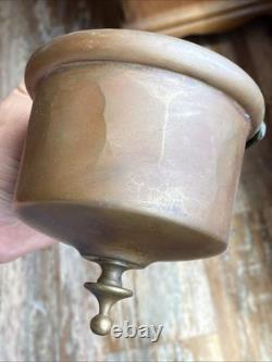 Antique WM PORTERS SONS NY Plume & Atwood Railway Caboose Oil Lamp Wall Mount