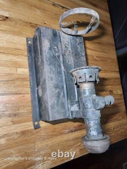 Antique Wall Mount Caboose Railroad Lantern Lamp Square Oil lamp