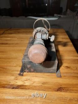 Antique Wall Mount Caboose Railroad Lantern Lamp Square Oil lamp