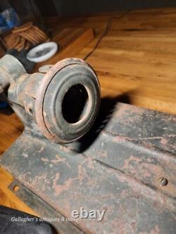 Antique Wall Mount Caboose Railroad Lantern Lamp Square Oil lamp