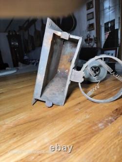 Antique Wall Mount Caboose Railroad Lantern Lamp Square Oil lamp