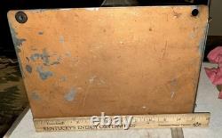 Antique Wall Mount Caboose Railroad Lantern Oil lamp Missing Reservoir /Chimney