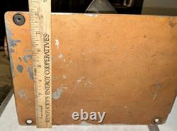 Antique Wall Mount Caboose Railroad Lantern Oil lamp Missing Reservoir /Chimney