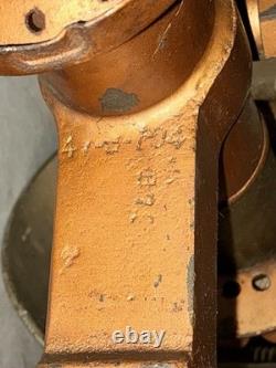 Antique Wall Mount Caboose Railroad Lantern Oil lamp Missing Reservoir /Chimney