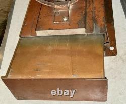 Antique Wall Mount Caboose Railroad Lantern Oil lamp Missing Reservoir /Chimney