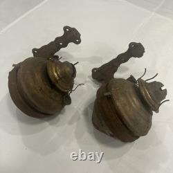 Antique Wall Sconce Oil Lamp, Railroad Station, Caboose Eagle Burner Lantern