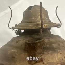 Antique Wall Sconce Oil Lamp, Railroad Station, Caboose Eagle Burner Lantern