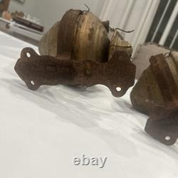 Antique Wall Sconce Oil Lamp, Railroad Station, Caboose Eagle Burner Lantern
