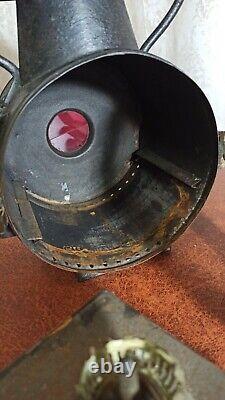 Antique large railroad lantern. Belgium. Early 20th century