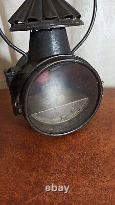 Antique large railroad lantern. Belgium. Early 20th century