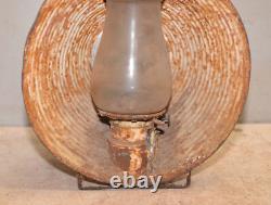 Antique railroad inspectors lamp embury No 20 kerosene oil light 1886 patent