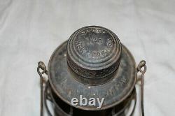 Antique railroad lantern