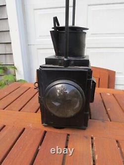 Antique railroad lanterns lamps