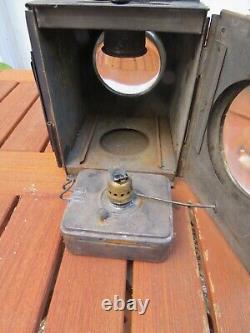 Antique railroad lanterns lamps