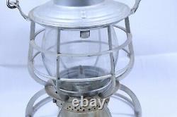 Armspear Manf. Co. New York Railroad Lantern w / Dietz Convex Burner