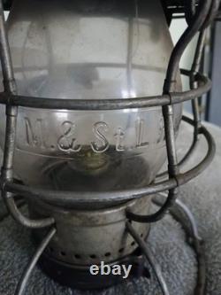 Armspear Mfg Co M. & St. L R. V. Railroad Train Lantern Armspear Mfg Co M. & St. L R. V. Railroad Train Lantern