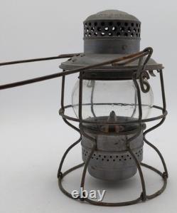 Armspear Mfg Vintage Railroad Lantern withClear Globe