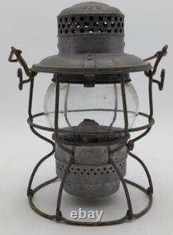Armspear Mfg Vintage Railroad Lantern withClear Globe