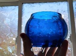 Armspear New York 1925 Adlake CNX Kero Cobalt Blue Railroad Lantern 14 3/4