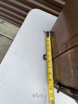 Atq Dutch Railroad Marker Lamp Train Signal Rr Light Brass Lantern Utrecht J. A
