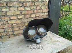 Authentic USSR Railroad Train Track Switch Light Signal Marker Traffic RED 80s