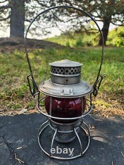 B & O Railroad Lantern, Red Globe, Baltimore and Ohio RR